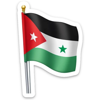 Syrian flag sticker