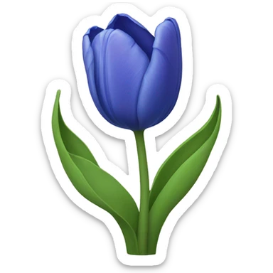 blue tulip sticker
