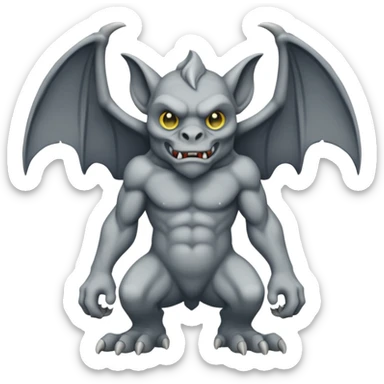 Gargoyle, full body sticker