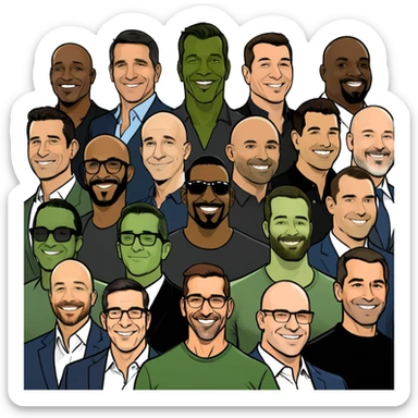 Josh King 'JetSet' Madrid - Iman Gadzhi vs. Alex Hormozi vs. Sebastian Ghiorghiu vs. Andrew Tate. Vs Branden Condy vs Grant Cardone vs Tony Robins vs Luke Belmar vs Daniel G vs Graham Stephan vs Jason Fallen vs Russell Brunson sticker