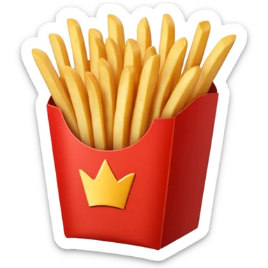 French frize emoji NO FACE red case sticker