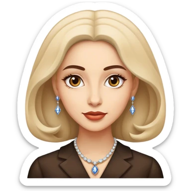 beautiful elegant jewish woman sticker