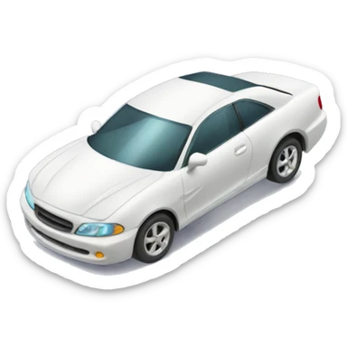 Car going super fast  sticker