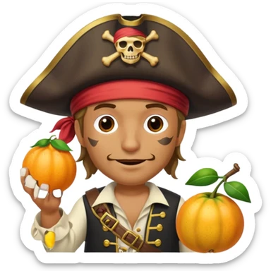 Pirate Captain Mixed with a Maracuja sticker