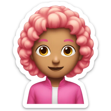 A word is Power with pink and puffy sticker