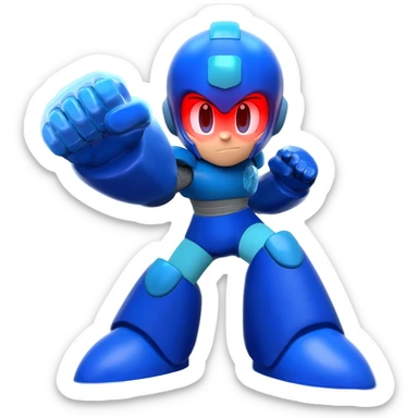 mega man sticker
