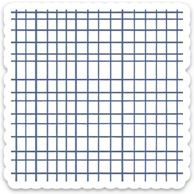 Grid sticker