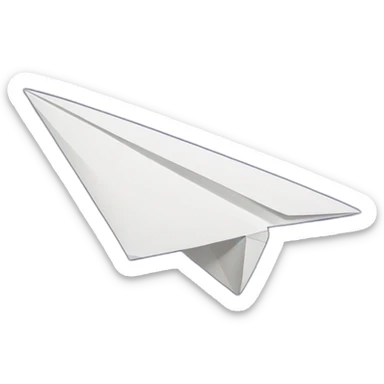 A-Paper-Airplane-in-pop-art-style sticker