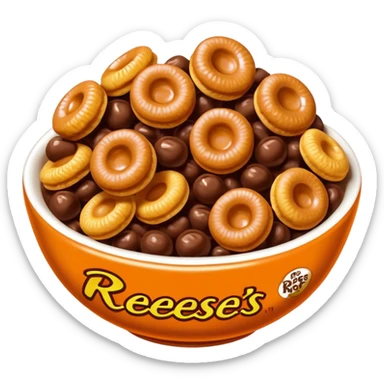 Reese's puffs. sticker