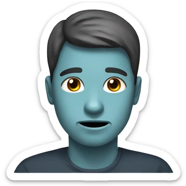 determinated person with mental health problems sticker