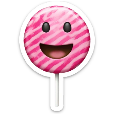 Pink lollipop  sticker