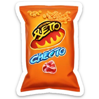 Xxtra hot Hot Cheetos bag  sticker