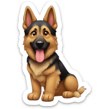 berger allemand sticker