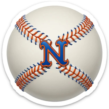 NY Mets baseball sticker