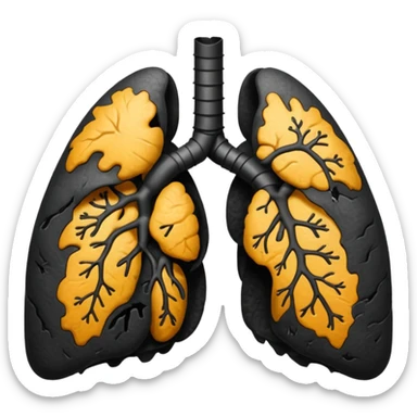black lungs sticker