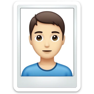 a polaroid photo sticker