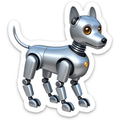 Robots Dog sticker