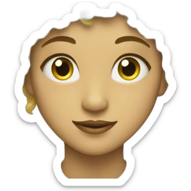 Sparkles yellow  sticker