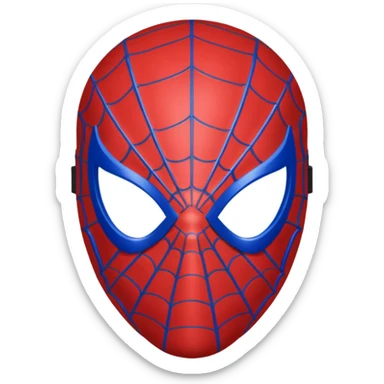 Spiderman maskemoji sticker