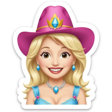 Dolly Parton on a bachelorette trip sticker