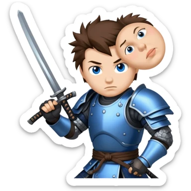 Samurai Defender sticker