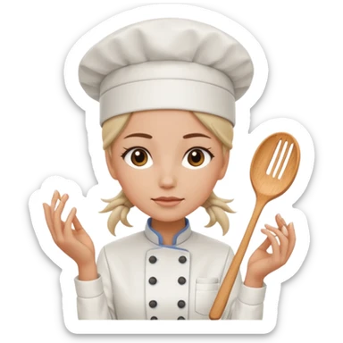 Female chef – tied hair, white hat




 sticker