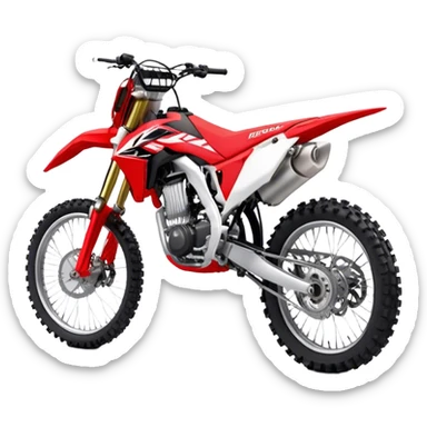 Honda CRF (Dirtbike) - Honda CRF250R (Model Year: 2022) (Iconic colour: Red) sticker