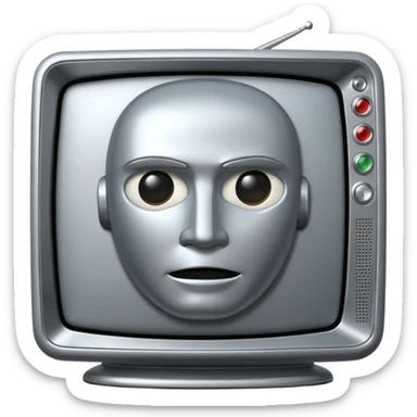 Dafu!?O Titan TV man  sticker