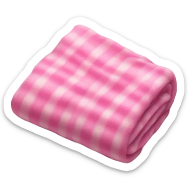Pink blanket sticker