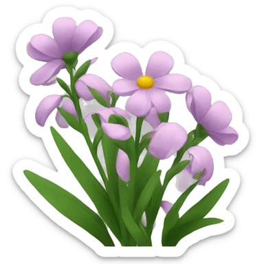 Flowers sticker