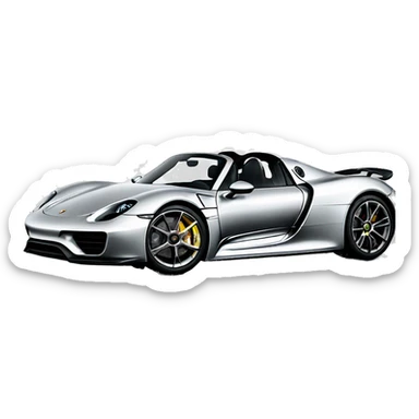 porsche 918 spyder sticker