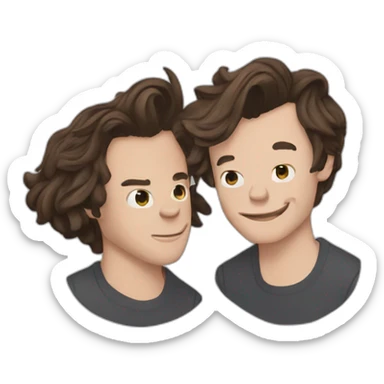 Harry styles and Louis Tomlinson  sticker