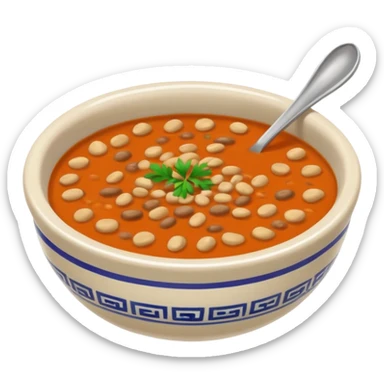 Lentens soup sticker