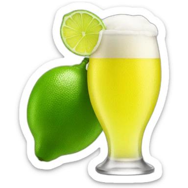 Cerveza de limón del D1 sticker