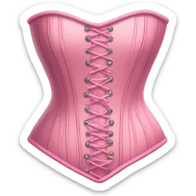 pink corset sticker