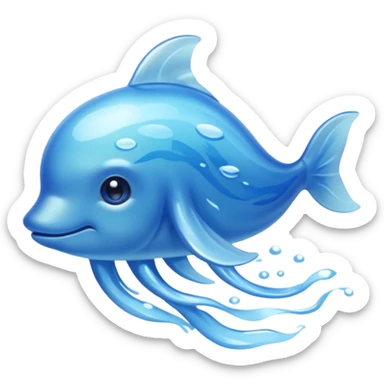 water elemental animal sticker