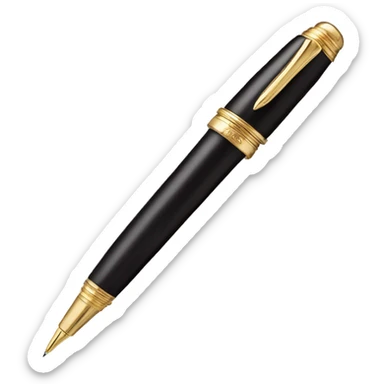 Mont blanc luxury pen  sticker