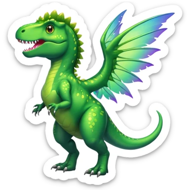 T-Rex fairy sticker