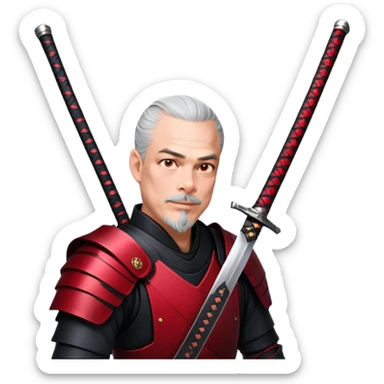Katana Master sticker
