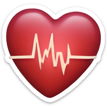 heart beat sticker