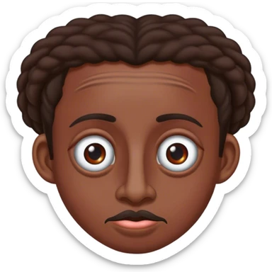 scrawny ugly 6'4 ethiopian sticker