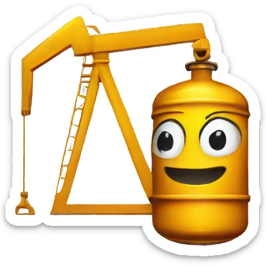 petroleum oil sticker