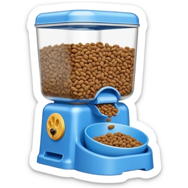 dog food dispenser sticker