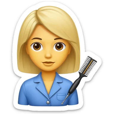 hairdresser sticker