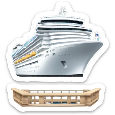 Cruise ship  sticker