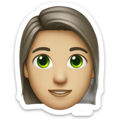 green eyed photographer sticker