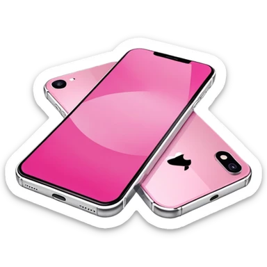 pink iphone 15 plus sticker