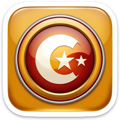 Galatasaray 5 yıldızlı logo sticker