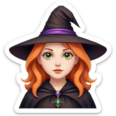 Spiritual aesthetic witch sticker