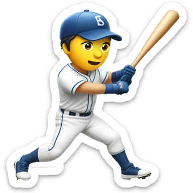 Baseball player in Landers of Incheon  sticker